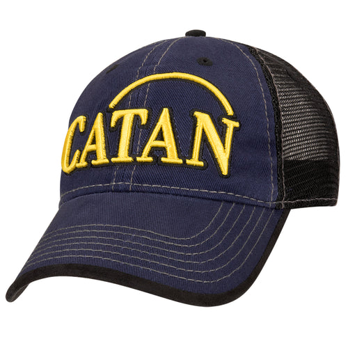 Catan Logo Embroidered Cap Navy Gold (CGC21010)