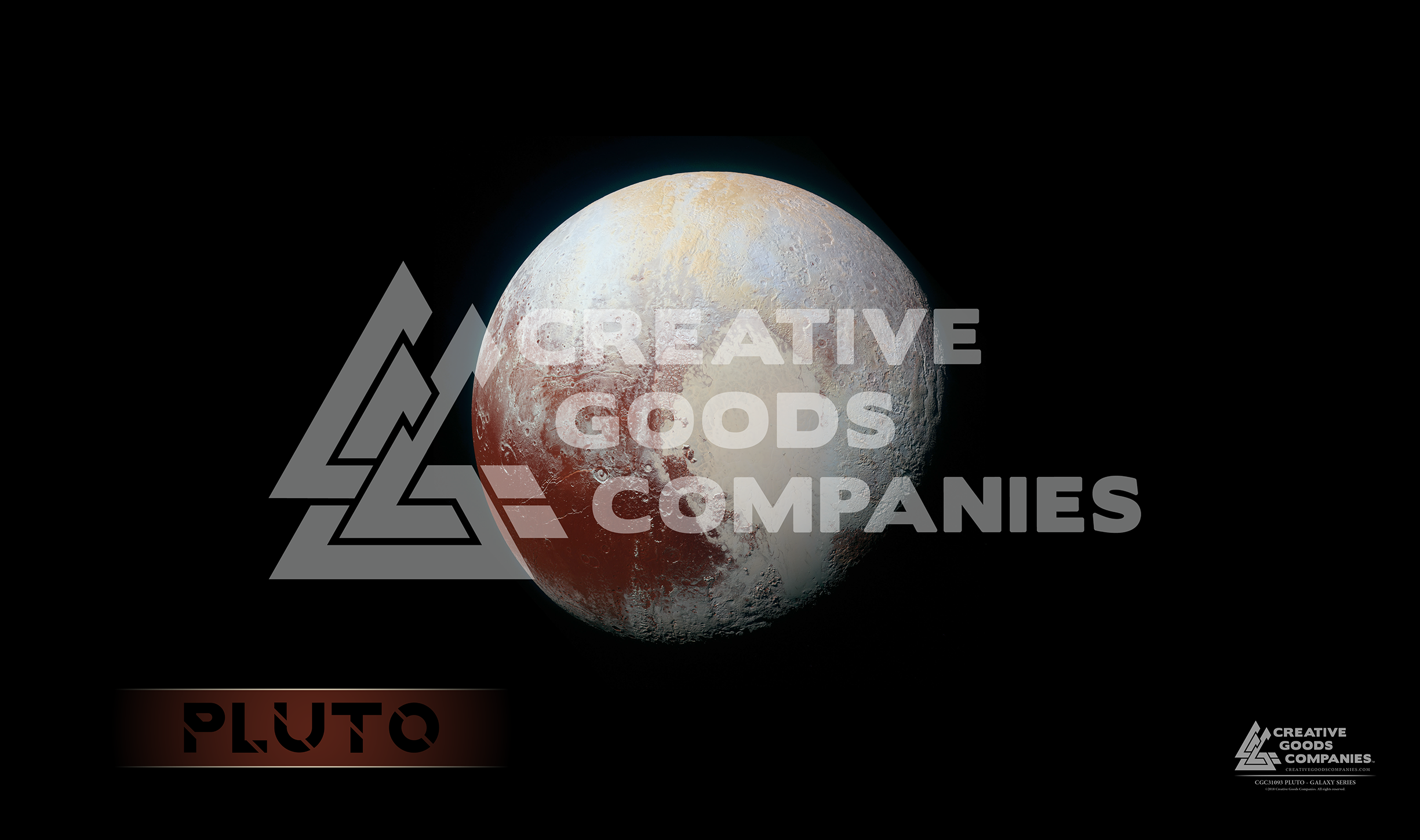 Pluto - Galaxy Series 14x24 Neoprene Mat (CGC31093) – Creative