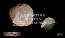 Load image into Gallery viewer, Phobos Deimos - Galaxy Series 14x24 Neoprene Mat (CGC31113)