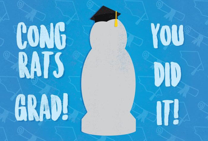 Graduation - Congrats Grad Greeting Card & Envelope (CGC56110)